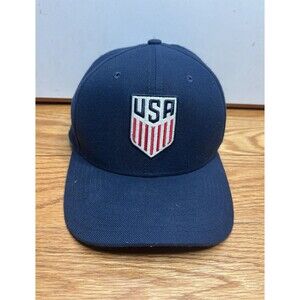 Nike Classic99 Blue USA Soccer Team USMNT Dri-Fit OSFM Baseball Hat Cap